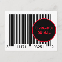 Carte Postale Ironème "Livre-moi du mal" Postkarte