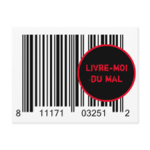 Carte Postale Ironème "Livre-moi du mal"