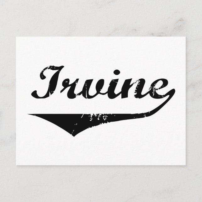 Carte Postale Irvine (Devant)