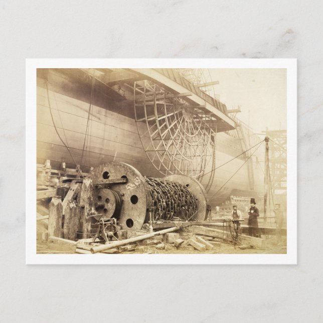 Carte Postale Isambard Kingdom Brunel (1806-59) à côté du 'Grea (Devant)