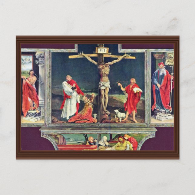 Carte Postale Isenheim Ancien Altar Dans L'Antonine Isenhe (Devant)