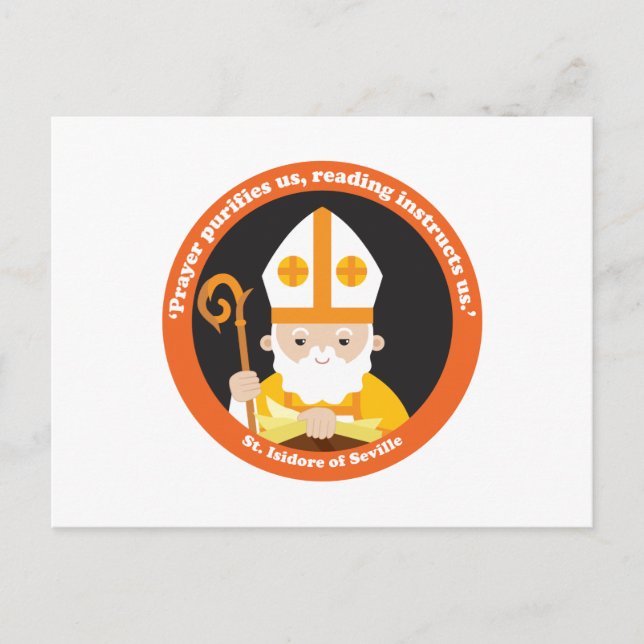 Carte Postale Isidore de Séville (Devant)