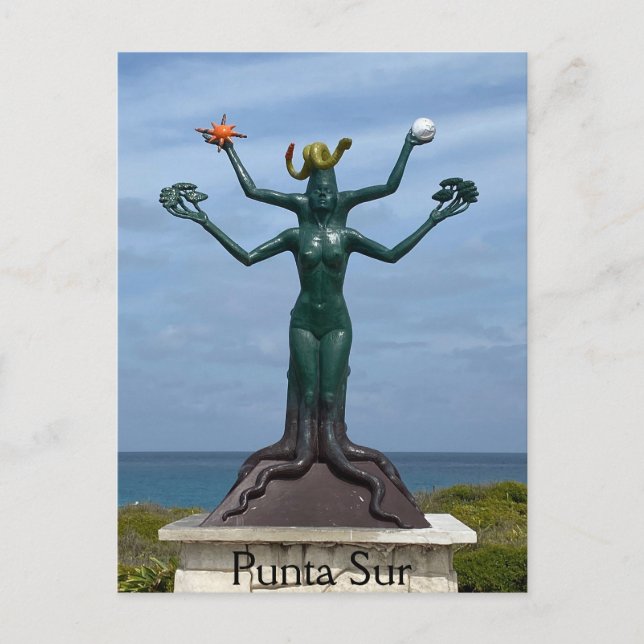 Carte postale Isla Mujeres de Mayan Vishnu (Devant)