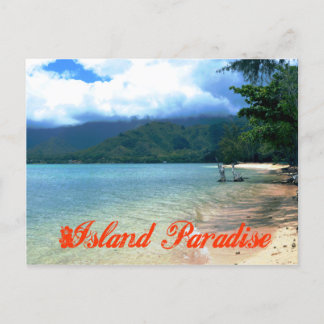 Carte postale Island Paradise Travel