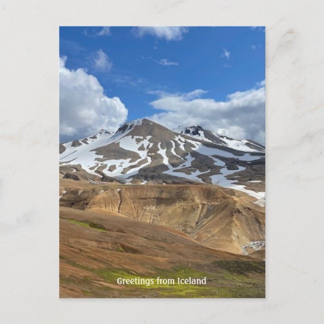 Carte postale islandaise (Devant)