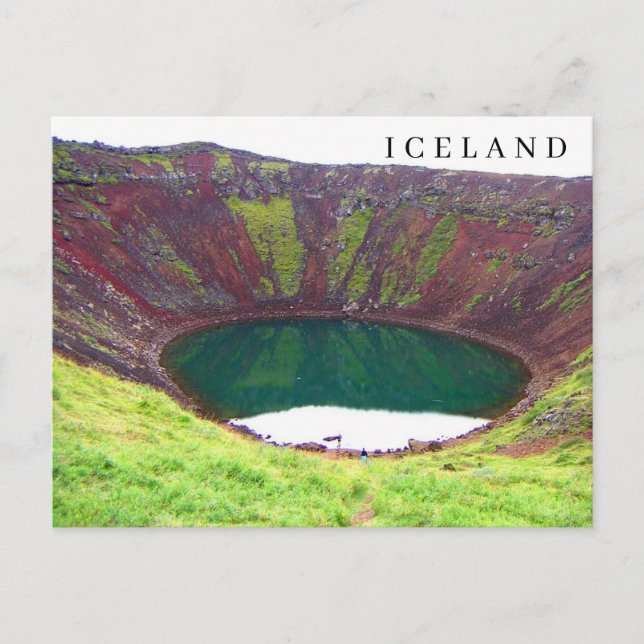 Carte postale Islande Kerid Crater (Devant)
