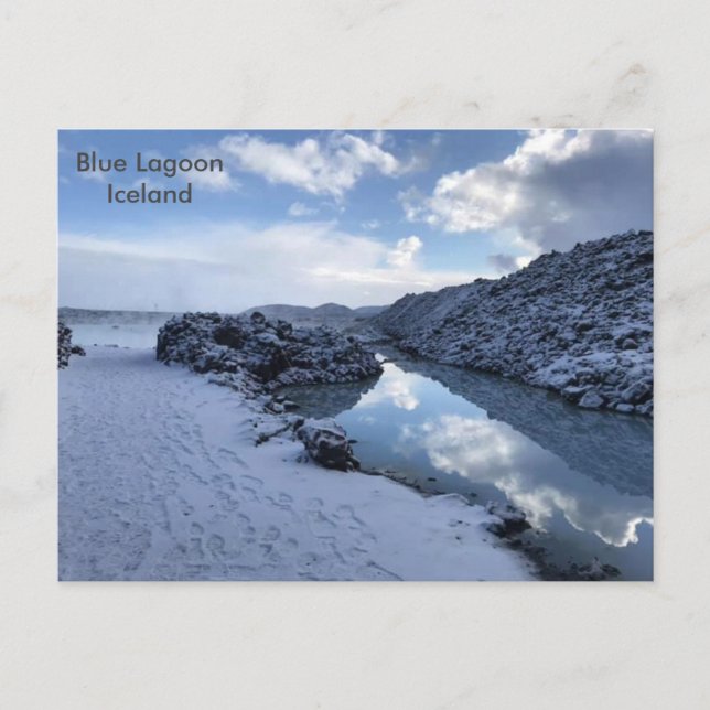 Carte Postale Islande - Lagon Bleu, Islande (Devant)