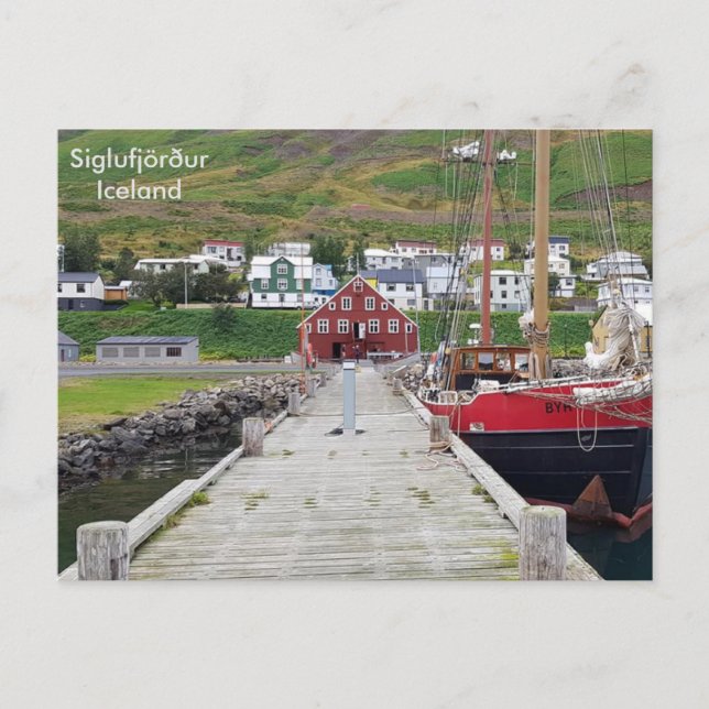 Carte Postale Islande - Siglufjörður (Devant)