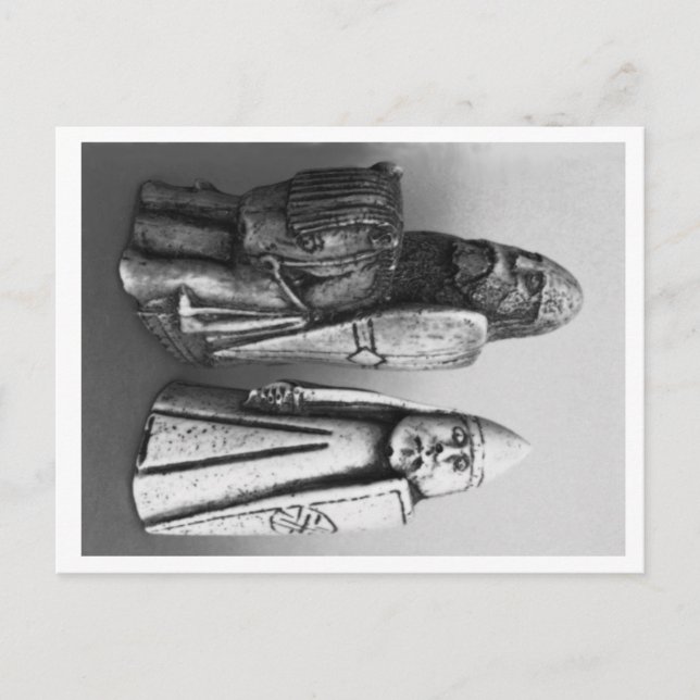 Carte postale Isle of Lewis Chessmen (Devant)