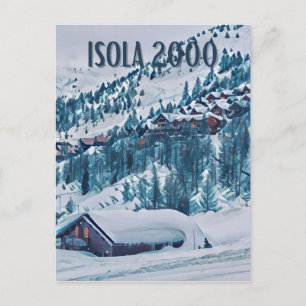 Carte Postale Isola 2000 Station de ski 