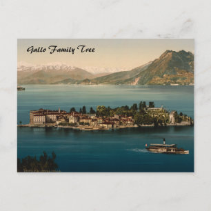 Carte Postale Isola Bella III, Lac Majeur, Piémont, Italie