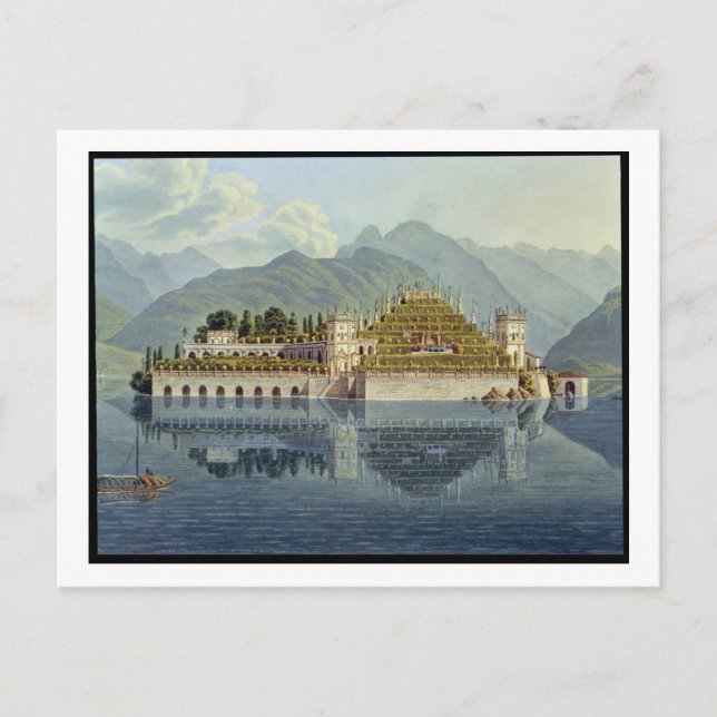 Carte Postale Isola Bella, Lac Majeur : les jardins en terrasses (Devant)