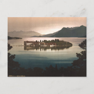 Carte Postale Isola Bella par Moonlight, Lac Majeur, Italie