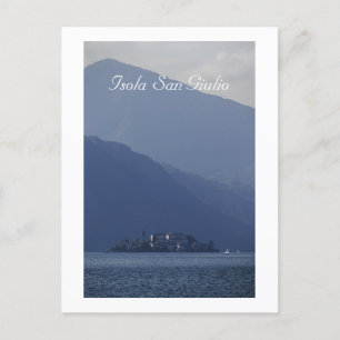 Carte Postale Isola San Giulio, Lac d'Orta, Italie
