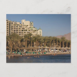 Carte Postale Israël, le Negev, Eilat, le bord de mer Rouge