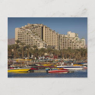Carte Postale Israël, le Negev, Eilat, le bord de mer Rouge
