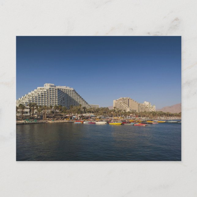 Carte Postale Israël, le Negev, Eilat, le bord de mer Rouge (Devant)