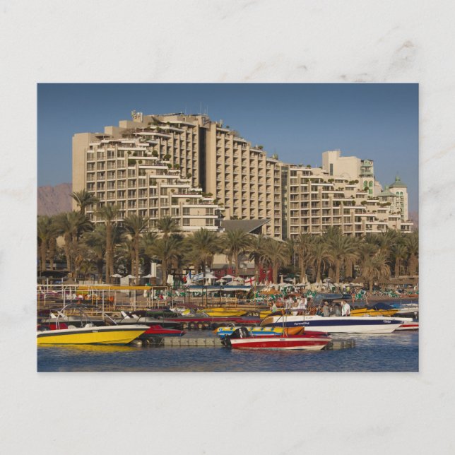 Carte Postale Israël, le Negev, Eilat, le bord de mer Rouge (Devant)