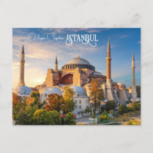 Carte postale Istanbul texte personnalisé