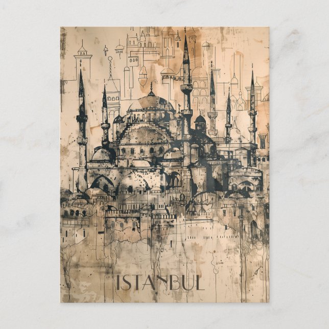 Carte Postale Istanbul Travel (Devant)