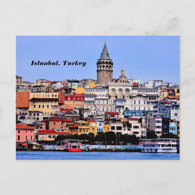 Carte Postale Istanbul, Turquie (Devant)