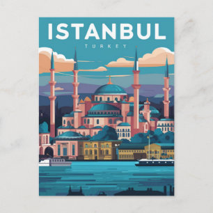 Carte Postale Istanbul Turquie