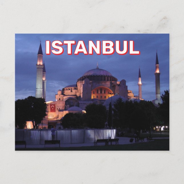Carte Postale Istanbul, Turquie (Devant)