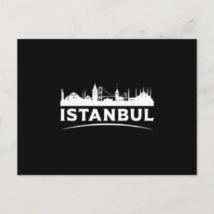 Carte Postale Istanbul Turquie City Cityscape Skyline Drôle cade