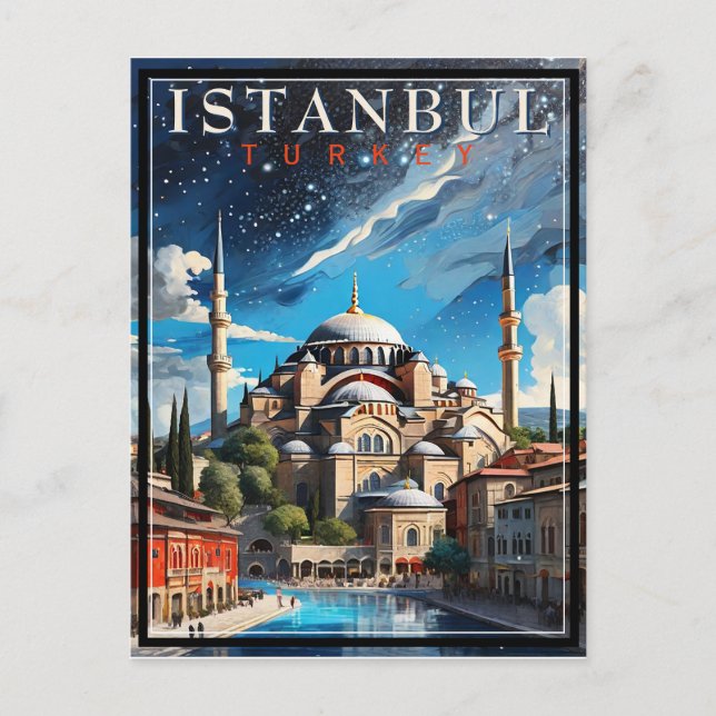 Carte Postale Istanbul Turquie Vintage (Devant)