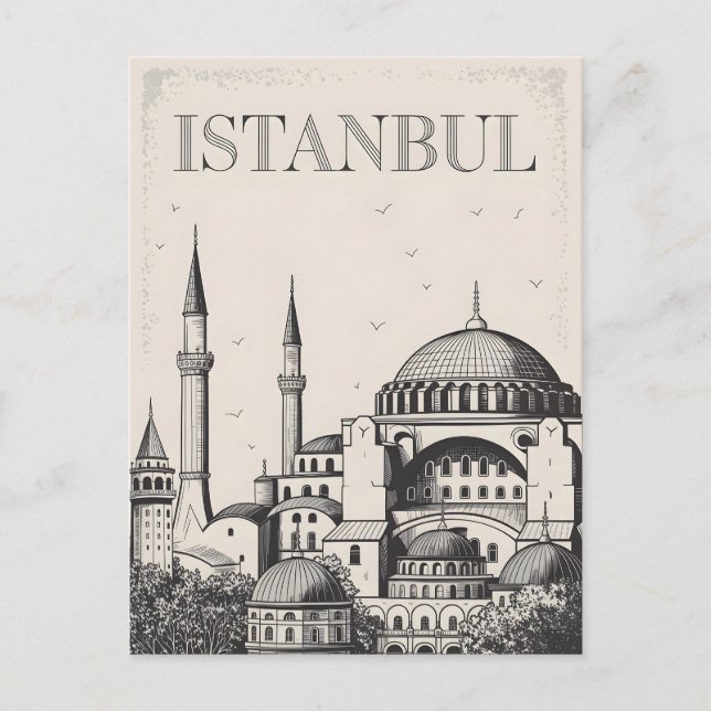 Carte Postale Istanbul vintage (Devant)