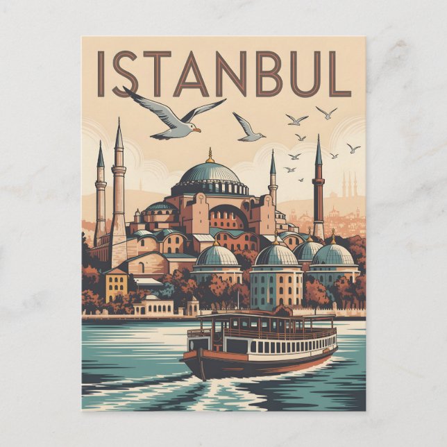 Carte Postale Istanbul vintage (Devant)