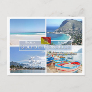 Carte Postale IT Italie - Italia - Sicilia - Golfo di Mondello -