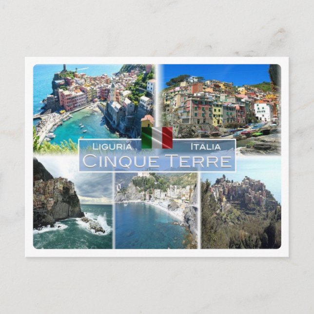 Carte Postale IT Italie - Ligurie - Cinque Terre - (Devant)