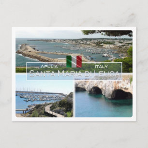 Carte Postale IT Italie - Pouilles - Père Noël Maria di Leuca -