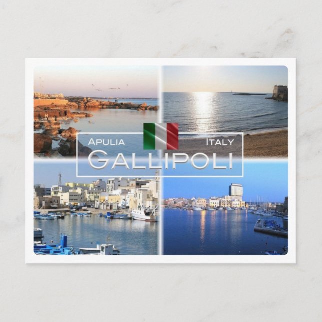 Carte Postale IT Italie - Pouilles - Pouilles - Gallipoli - Sale (Devant)