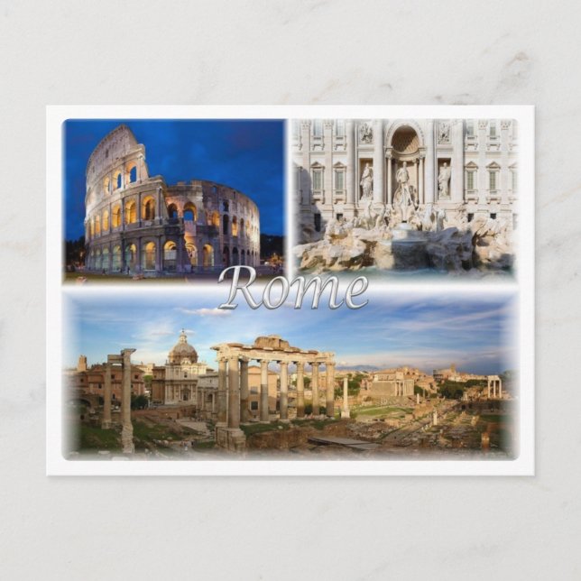Carte Postale IT Italie - Rome Roma - (Devant)