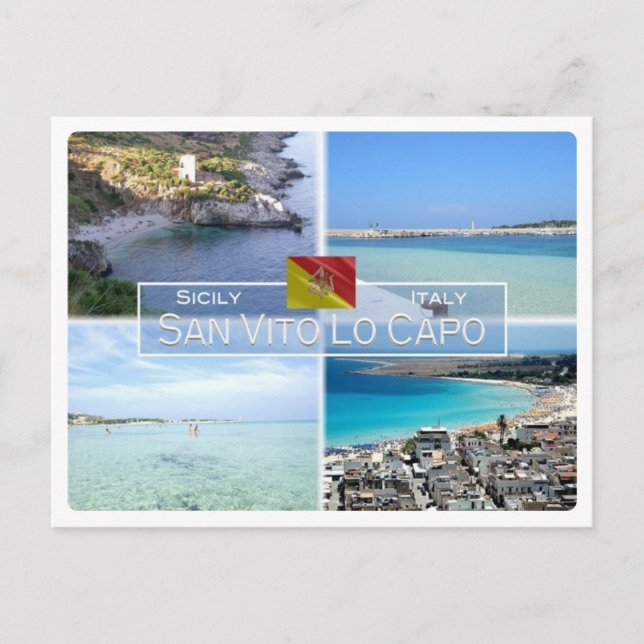 Carte Postale IT Italie - Sicile - San Vito Lo Capo - (Devant)