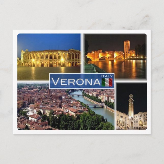 Carte Postale IT Italy - Italie - Vérone (Devant)