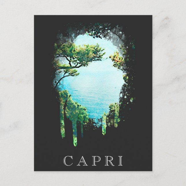 Carte Postale *~* Italia Artsy ITALIE ITALIE ITALIE CAPRI (Devant)