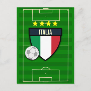 Carte Postale Italia Italie Football