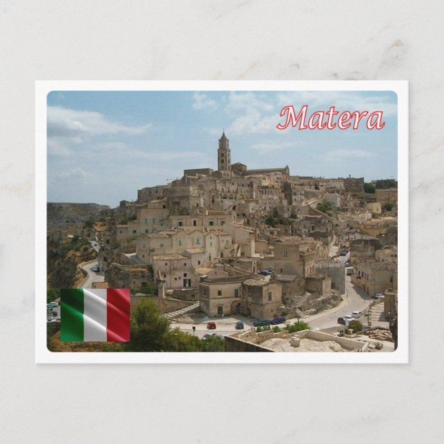 Carte Postale Italie - Basilicate - Les Sassi de Matera - (Devant)