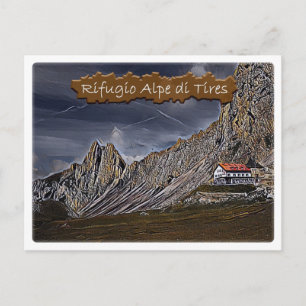 Carte Postale Italie - Cabine alpine Alpe di Tires - Dolomiti -