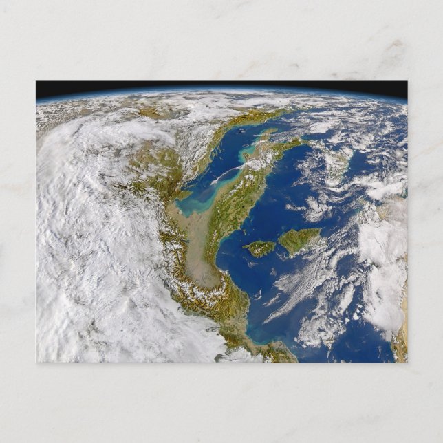 Carte Postale Italie Et Mer Adriatique. (Devant)