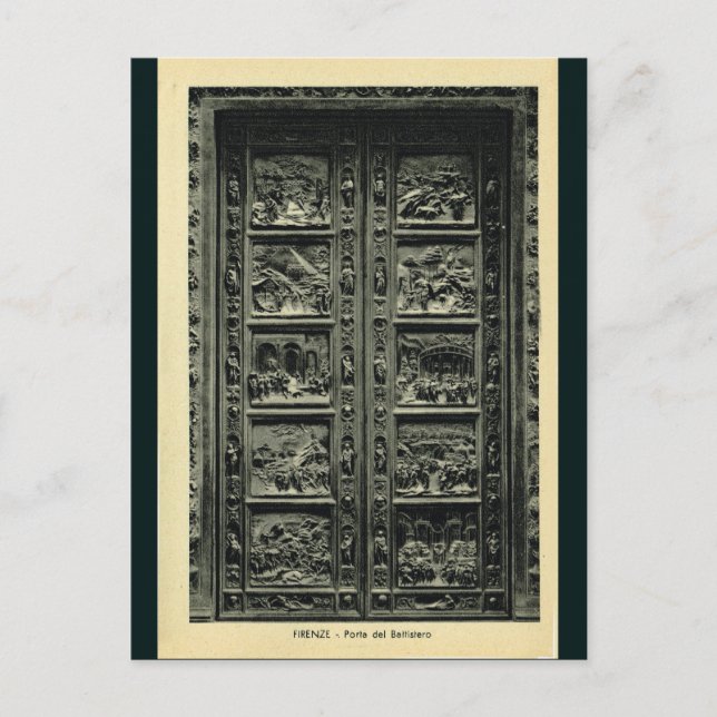 Carte Postale Italie, Florence, Florence, Florence, 1908, Portes (Devant)