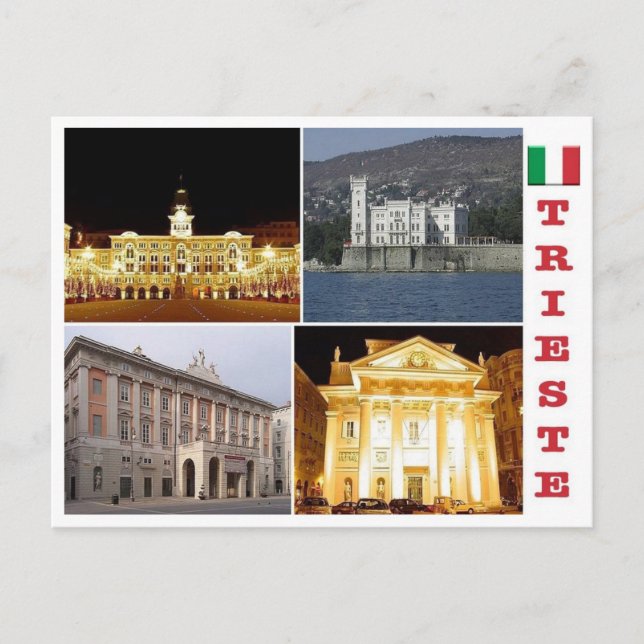 Carte Postale Italie - Friuli Venice Giulia - Trieste - Mosaic - (Devant)