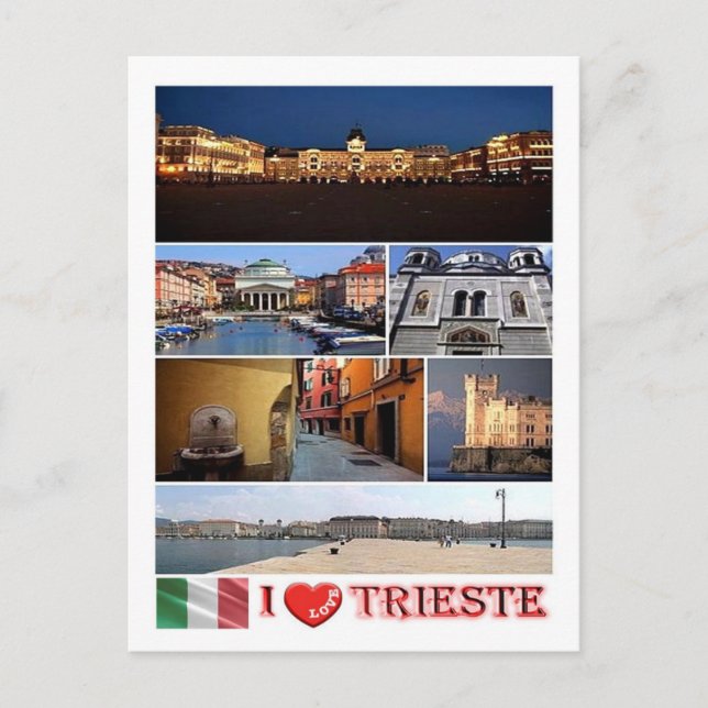 Carte Postale Italie - Friuli Venice Giulia - Trieste - Mosaic - (Devant)
