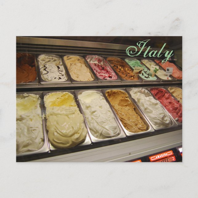 Carte Postale Italie Gelato italien (Devant)