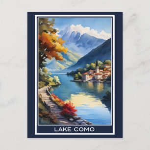 Carte Postale Italie Lac de Côme Vintage voyage