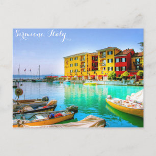 Carte Postale Italie Lac de Garde Sirmione Waterfront