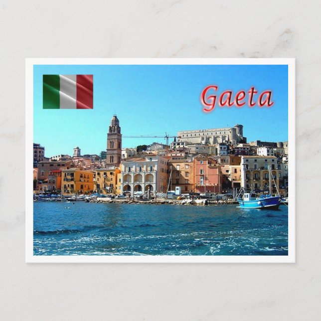 Carte Postale Italie - Latium - Gaeta Medioevale - Vue sur la me (Devant)